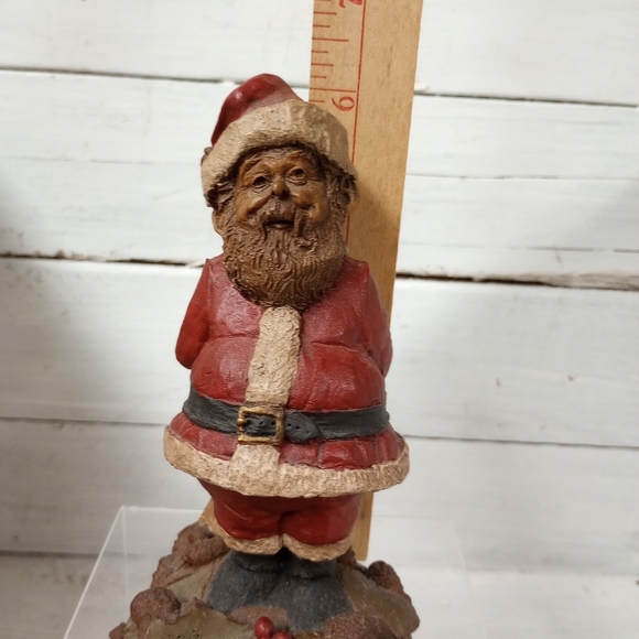Vintage Signed Tom Clark Christmas Gnome, 1987 Mr Claus Figurine Sculpture Santa - Picture 7 of 12
